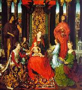 Hans Memling Triptych of St.John the Baptist and St.John the Evangelist oil painting reproduction